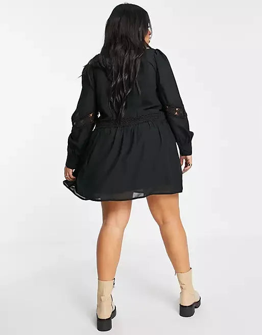 Asos Design Women's Black Dress ANF1860