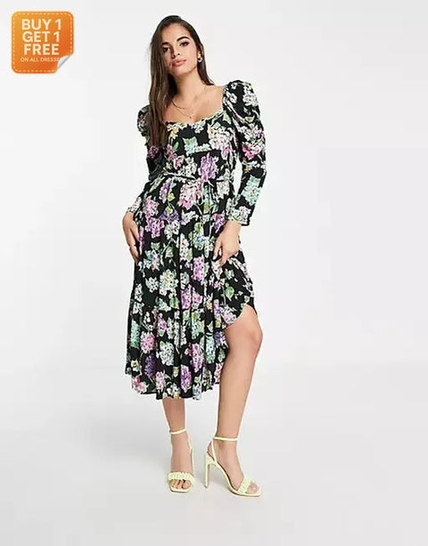 Miss Selfridge Women's Multicolor Dress ANF1843