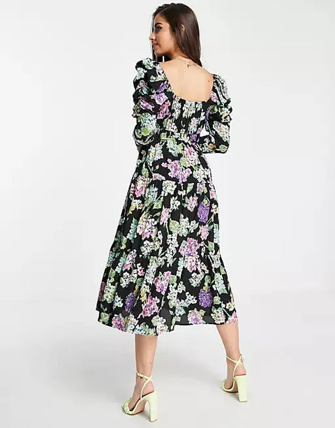 Miss Selfridge Women's Multicolor Dress ANF1843