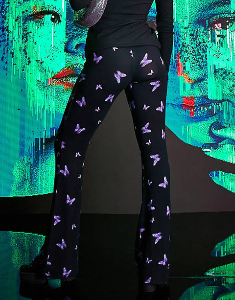 Asos Design Women's Multicolor Trouser ANF515 (LR 76)