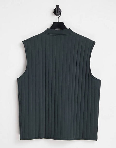 COLLUSION Men's Dark Gray Vest  ANF326 (AN80,me25)