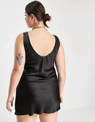 Asos Design Women's Black Dress ANF1898