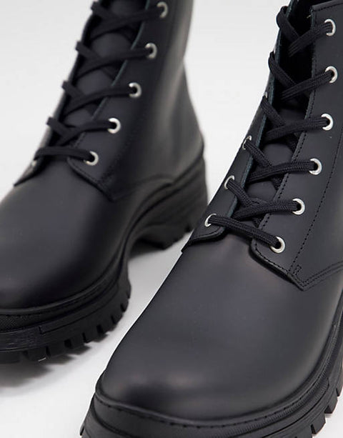 Selected Homme Men's Black In Matt Boot AMS343 s