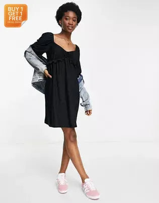 Miss Selfridge Women's Black Dress ANF1864