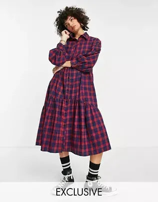 Reclaimed Vintage Women's Multicolor Dress ANF773