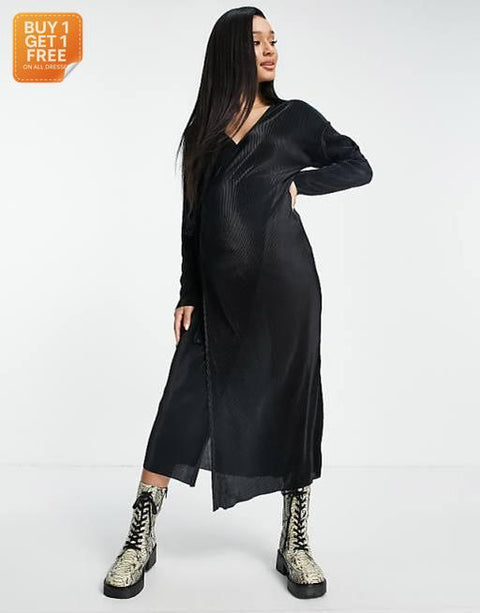 Topshop Women's Black Maternity Dress ANF2710
