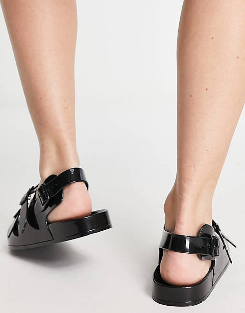 ASOS Design Women's Black Sandal ANS490 shr sh7