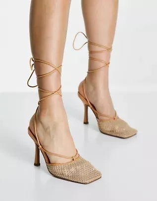 Asos Design Women's Beige Heel ANS594