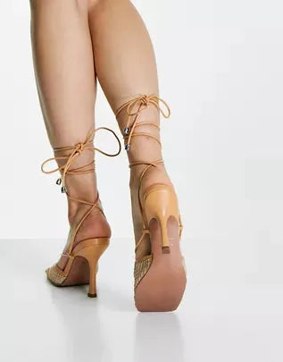 Asos Design Women's Beige Heel ANS594