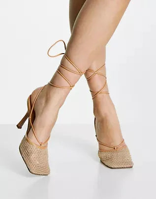 Asos Design Women's Beige Heel ANS594