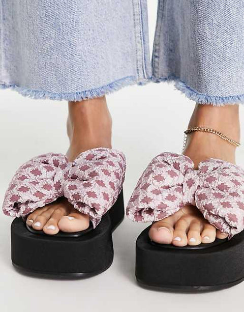 Asos Design Women's Pink Slipper ANS793