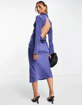 Asos Design Women's Blue Dress ANF1099