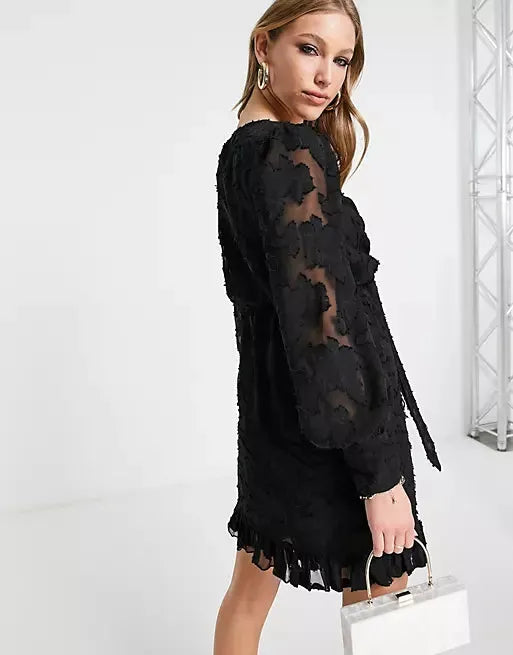 Asos Design Women's Black Dress ANF888
