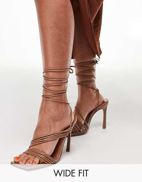 Asos Design Women's Nude Wide Fit Heel ANS238