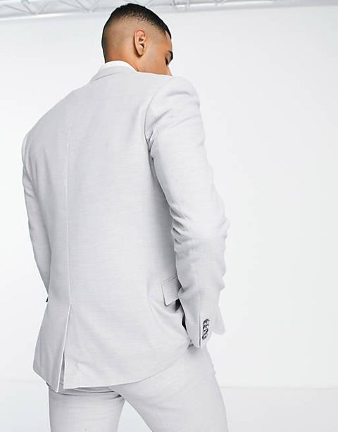 Asos Design Men's Ice Grey Blazer 109505497 ANF371