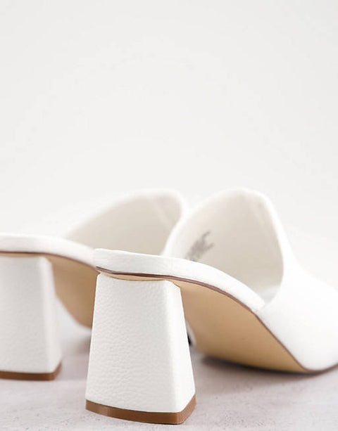 ASOS Design  Women's White Heel ANS206