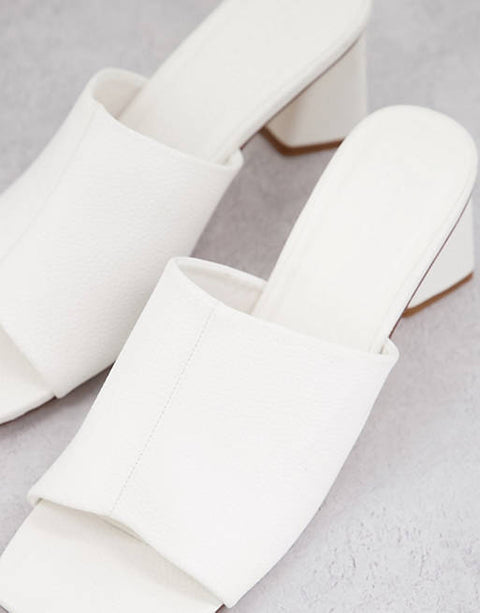 ASOS Design  Women's White Heel ANS206