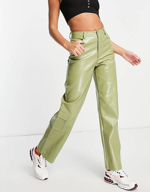 Collusion Women's Light Green Trouser ANF464 (LR 76)(zone 5)
