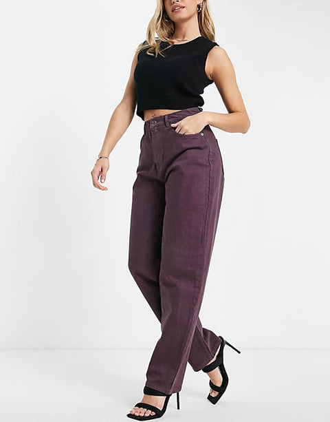 ASOS DESIGN  Women's Purple  Jeans AMF2543. Shr