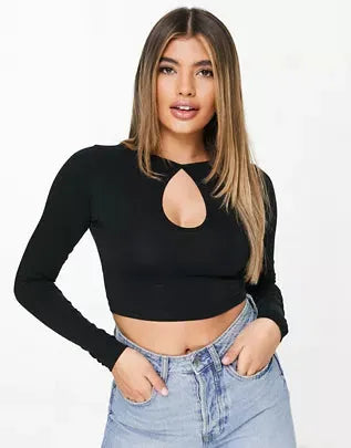 Asos Design  Women's Black Blouse ANF710