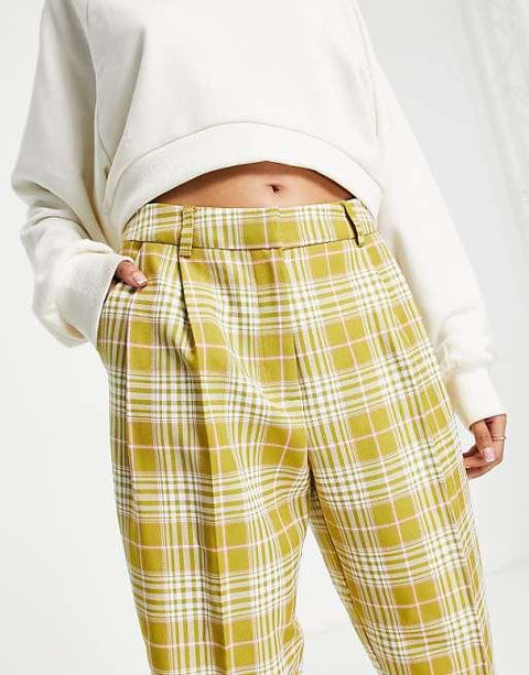 Asos Design Women's Multicolor Trouser ANF3244