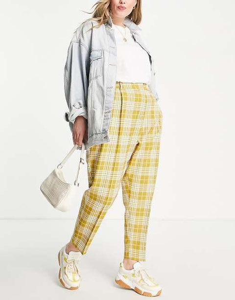 Asos Design Women's Multicolor Trouser ANF3244