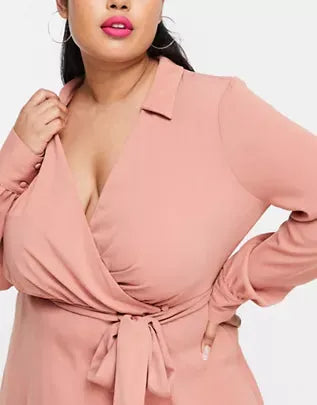 ASOS DESIGN Women's Dusty Rose Dress ANF1818