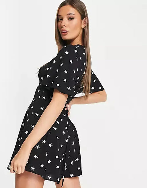 Asos Design Women's Black Dress ANF800