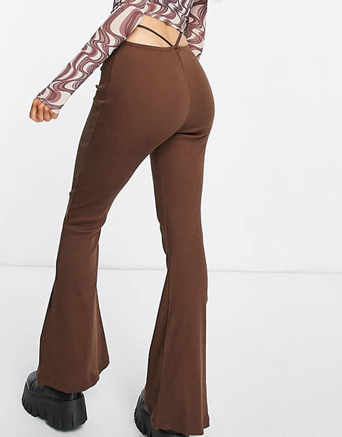 TopShop Women's Brown Trouser ANF441 (LR64)(zone 5)
