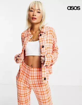 Asos Design Women's Orange Shirt ANF659