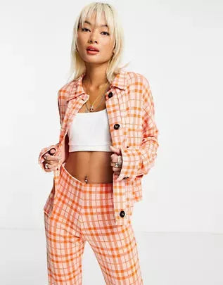Asos Design Women's Orange Shirt ANF659