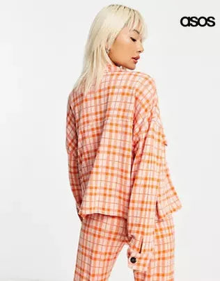 Asos Design Women's Orange Shirt ANF659