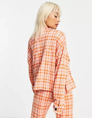 Asos Design Women's Orange Shirt ANF659