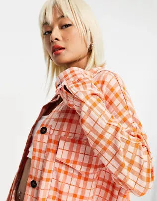 Asos Design Women's Orange Shirt ANF659