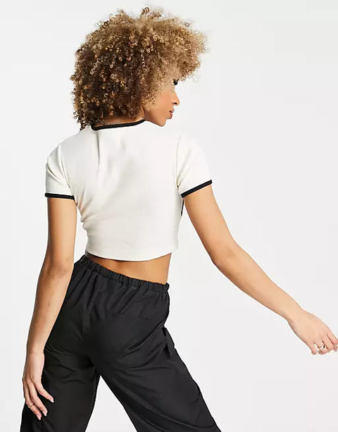 ASYOU Women's Ecru T-Shirts ANF1235