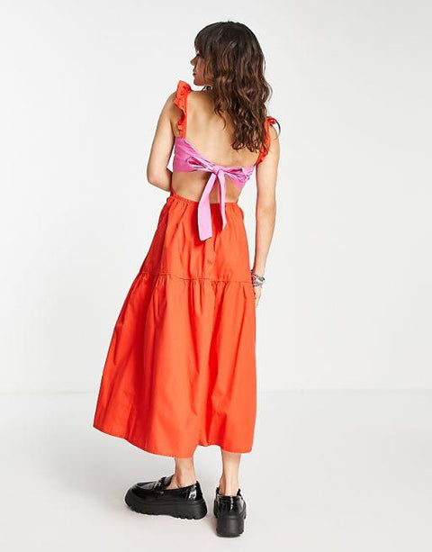 TopShop Women's Red  Dress ANF2758
