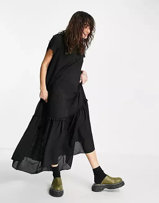 Topshop Women's Black Dress ANF871