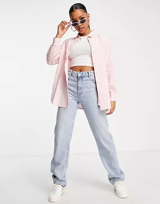 Miss Selfridge Women's Pink Shirt ANF679