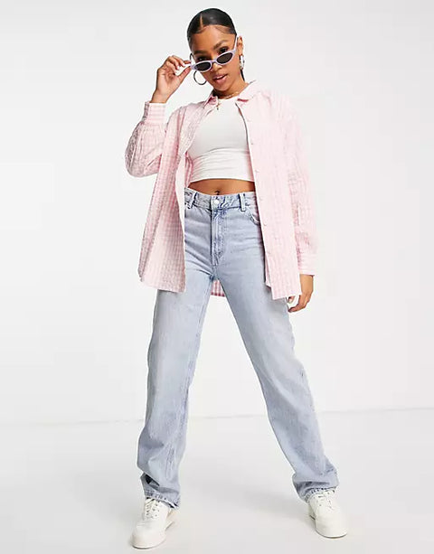 Miss Selfridge Women's Pink Shirt ANF679