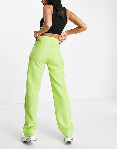 Collusion Women's Light Green Jeans ANF599 (LR79)