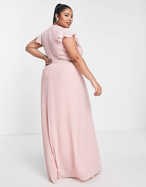 TFNC Women's Pink Dress 100926429 AMF2436 (SHR)