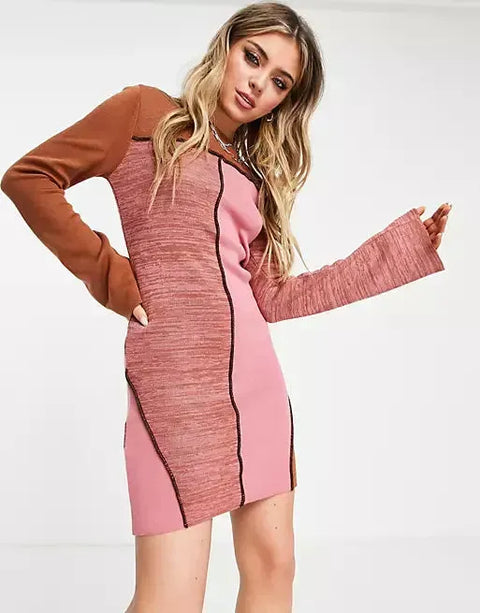 ASOS DESIGN Women's Multicolor Dress ANF1945