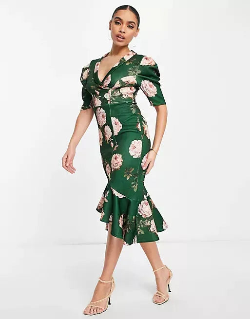 Asos Design Women's Multicolor Dress ANF1039