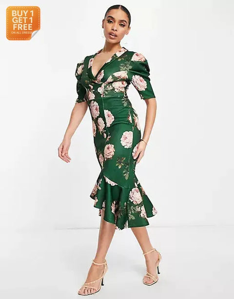 Asos Design Women's Multicolor Dress ANF1039