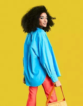 Asos Design  Women's Turquoise Shirt ANF1266