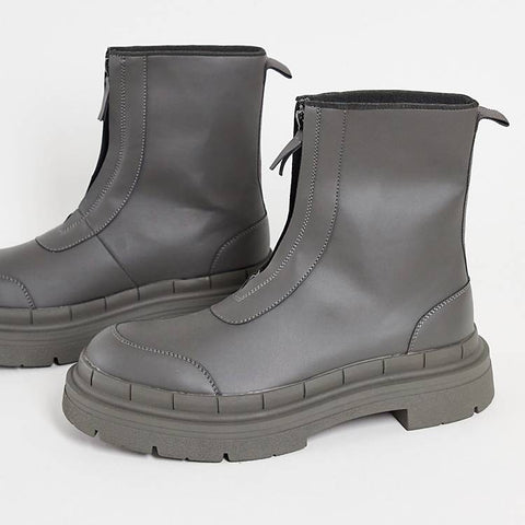 ASOS Design Men's Gray Boot ANS497(shoes 58,65)