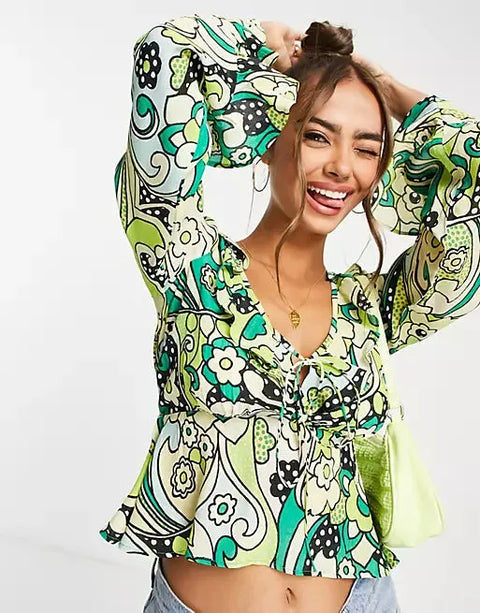 Asos Design Women's Multicolor Blouse ANF663