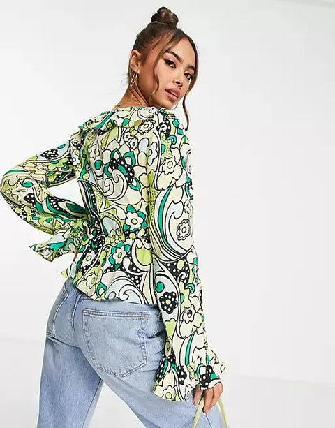 Asos Design Women's Multicolor Blouse ANF663