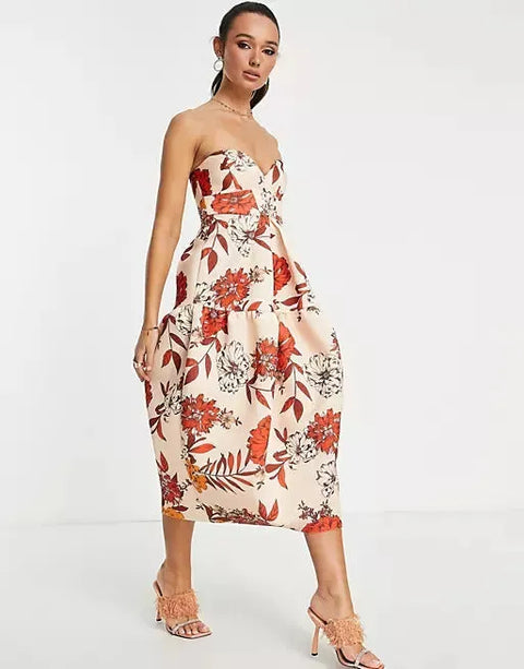 Asos Design Women's Multicolor Dress ANF837