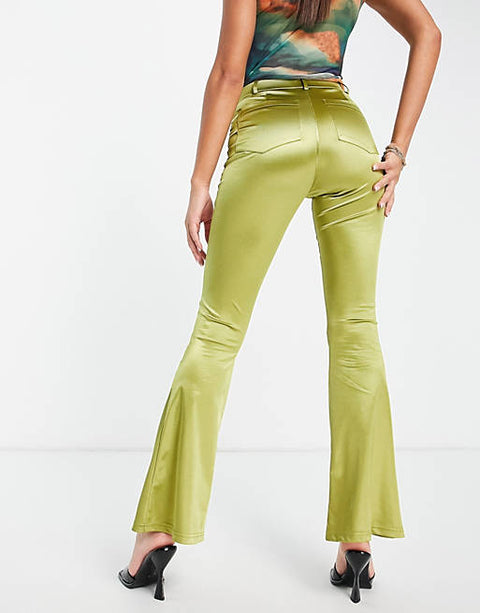 TopShop Women's Green Trouser ANF575(AN)(zone 5)